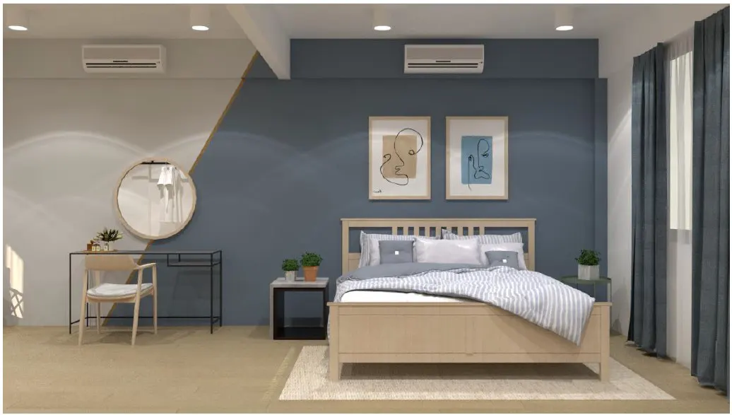 Zaques Hotel Room 3 3D Drawing